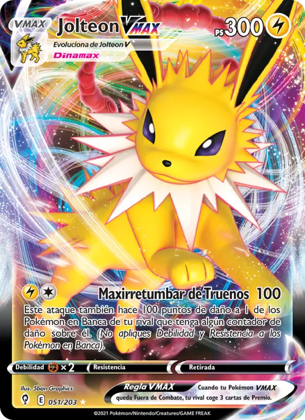 Jolteon VMAX, Cielos Evolutivos No. 51