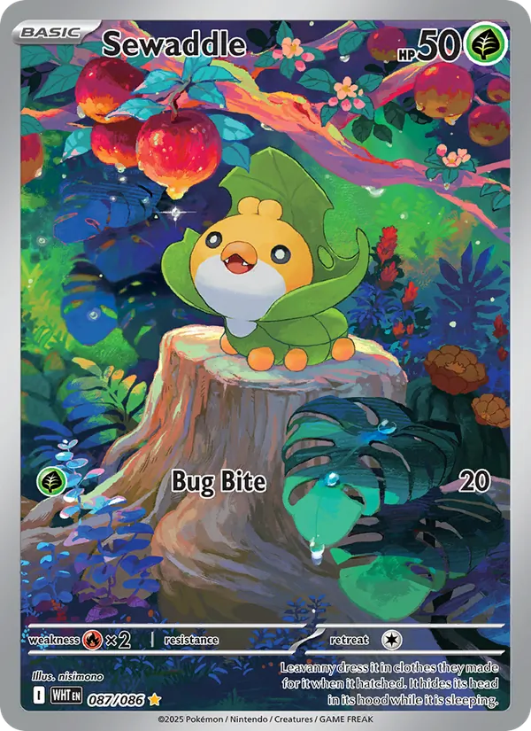 Sewaddle, White Flare No. 087