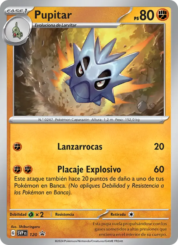 Pupitar, SVP Black Star Promos Nº 120