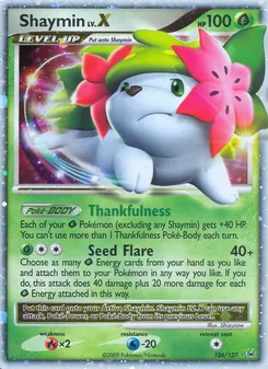 Shaymin, Platinum No. 126 Holo