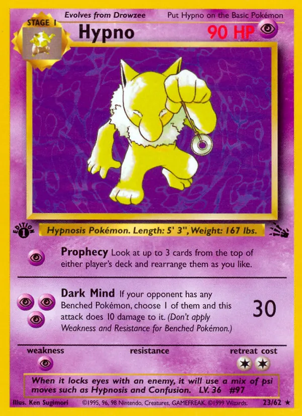 Hypno, Fossil Nº 23