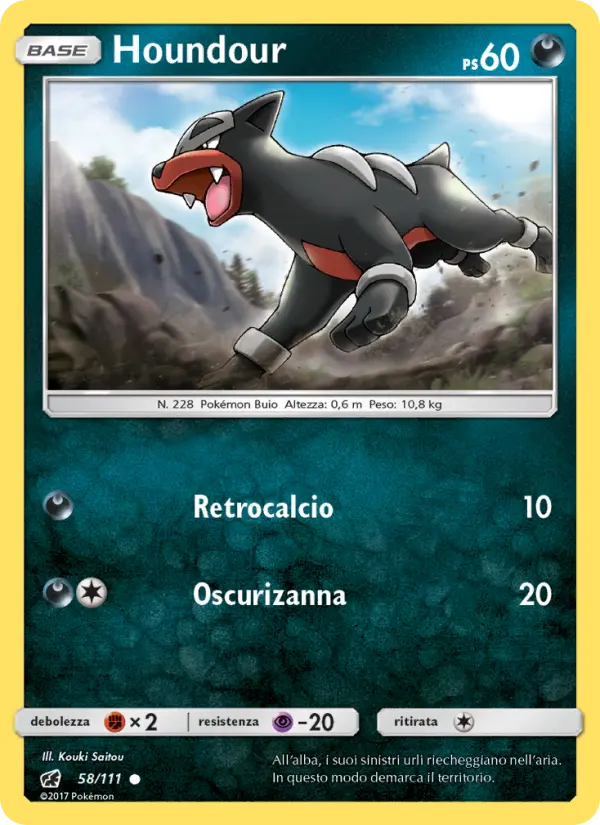 Houndour, Invasione Scarlatta No. 58