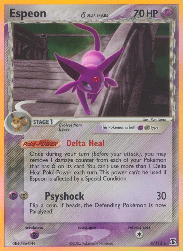 Espeon δ, Delta Species Nº 4