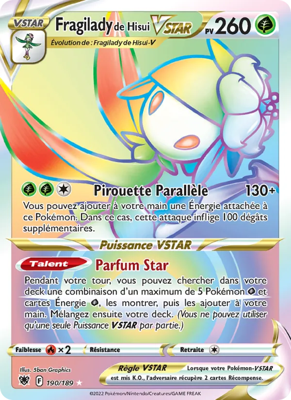 Fragilady de Hisui VSTAR, Astres Radieux No. 190