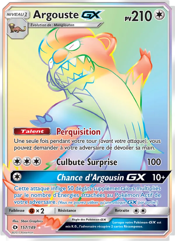 Argouste GX, Soleil et Lune No. 157