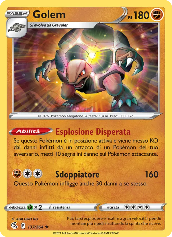 Golem, Colpo Fusione Nº 137