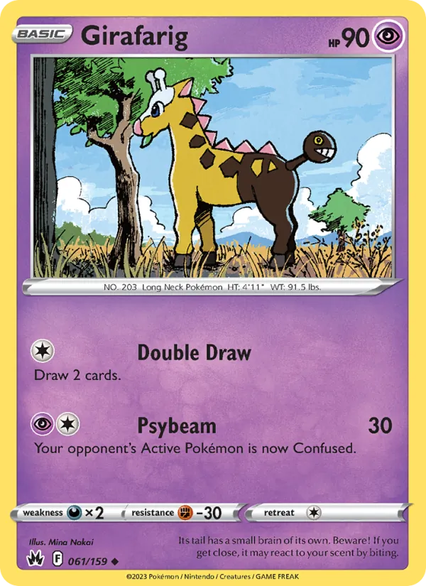 Girafarig, Crown Zenith No. 061