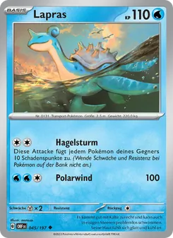 Lapras, Obsidian Flammen Nº 045 Normal