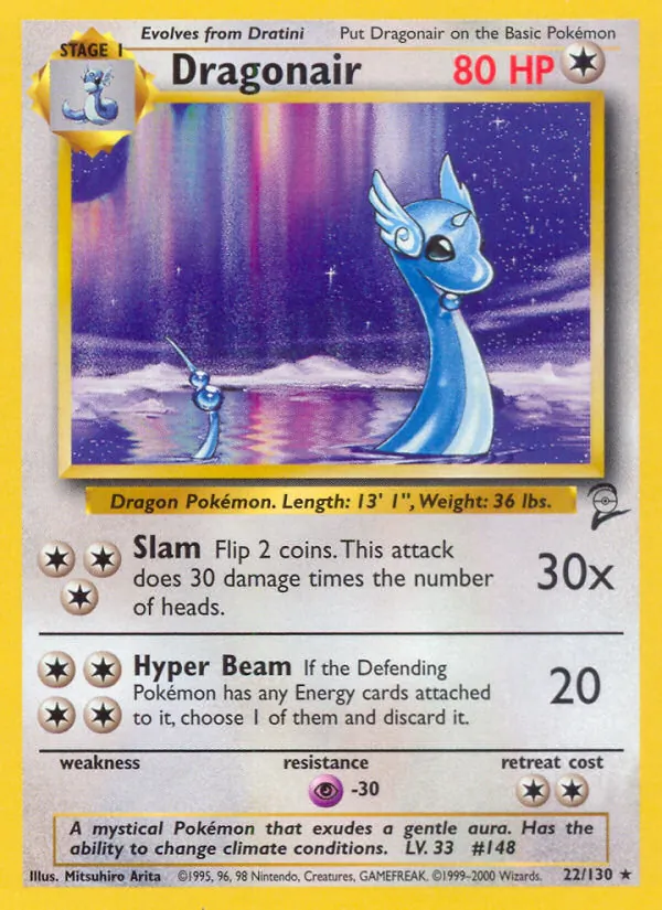 Dragonair, Base Set 2 Nº 22