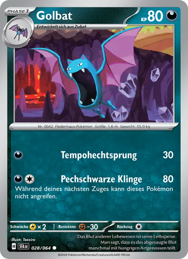 Golbat, Nebel der Sagen No. 028