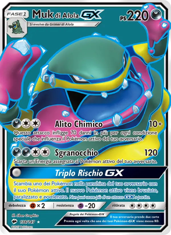 Muk di Alola GX, Ombre Infuocate Nº 138