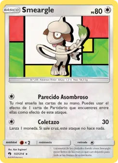 Smeargle, Truenos Perdidos Nº 157 Normal