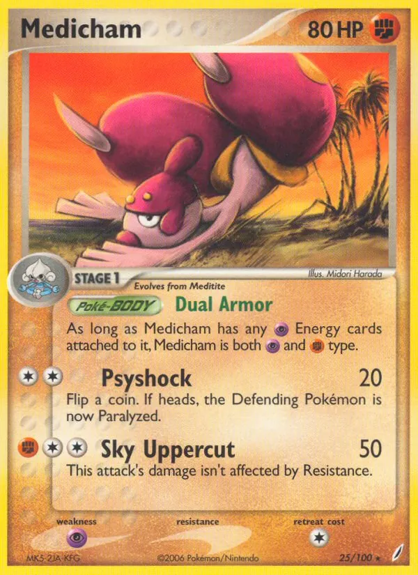 Medicham, Crystal Guardians Nº 25
