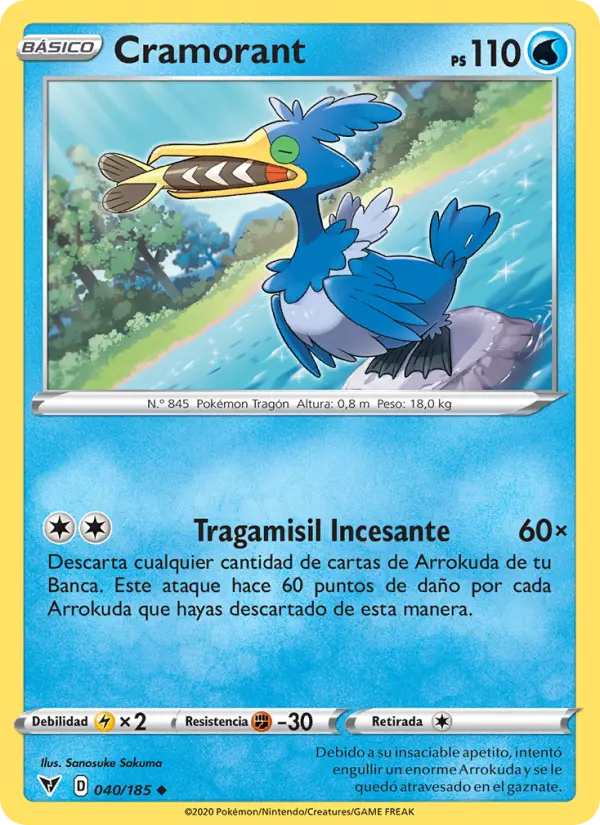 Cramorant, Voltaje Vívido No. 40