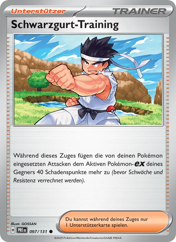 Schwarzgurt-Training, Prismatische Entwicklungen No. 097