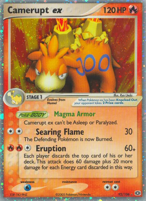 Camerupt ex, Emerald Nº 92