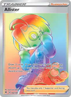 Allister, Vivid Voltage Nº 192 Holo