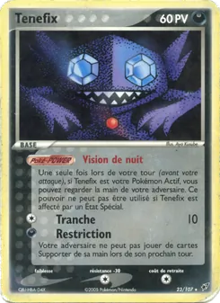 Tenefix, EX Deoxys Nº 23 Normal