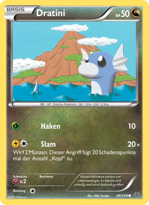 Dratini, Drachenleuchten No. 49