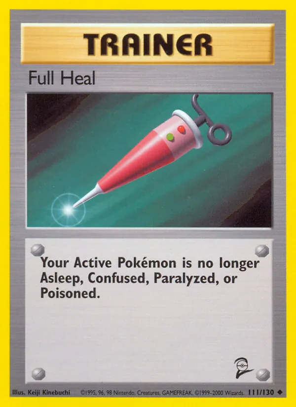 Full Heal, Base Set 2 Nº 111