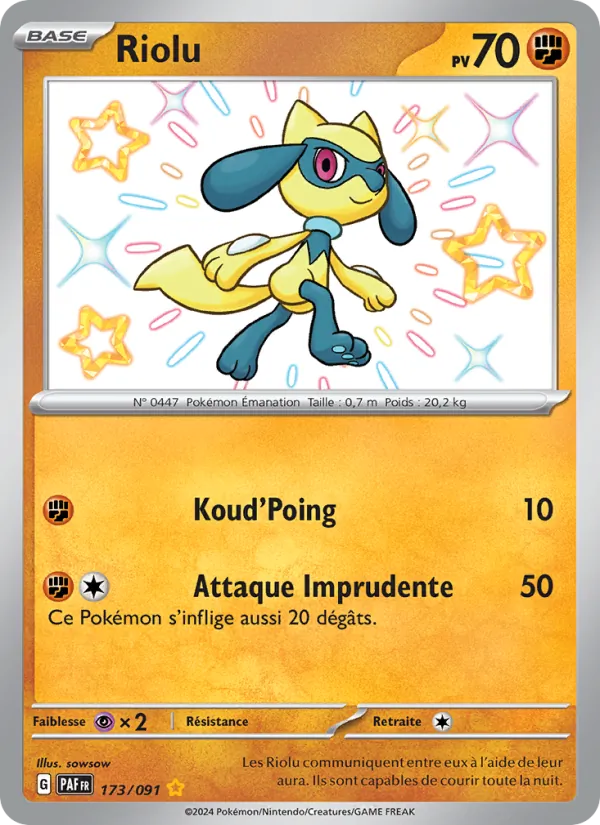 Riolu, Destinées de Paldea Nº 173