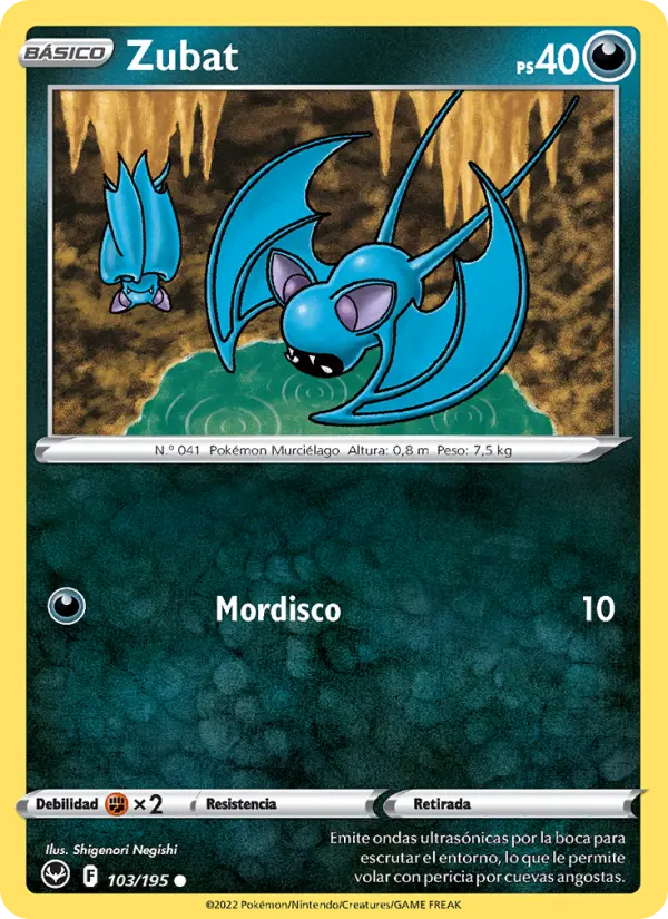 Zubat, Tempestad Plateada No. 103