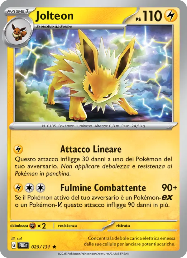 Jolteon, Evoluzioni Prismatiche No. 029