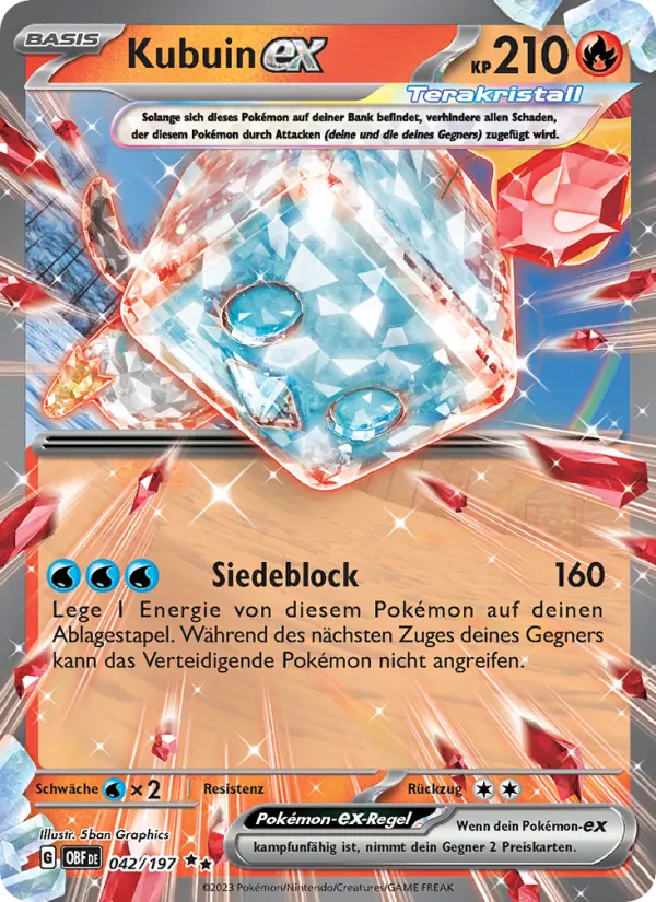 Kubuin-ex, Obsidian Flammen No. 042