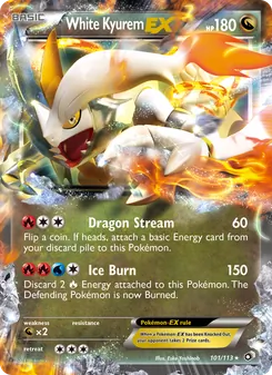 White Kyurem-EX, Legendary Treasures No. 101 Normal