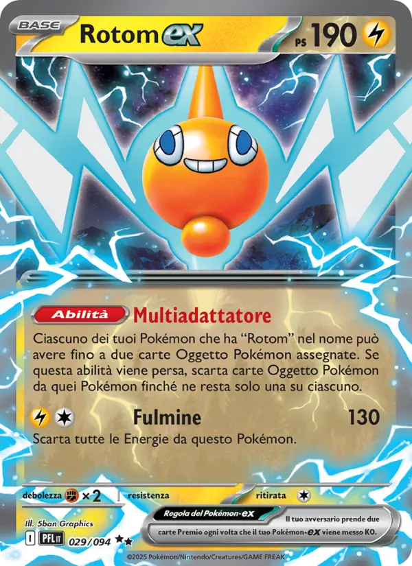 Rotom-ex, Flamme Spettrali Nº 029