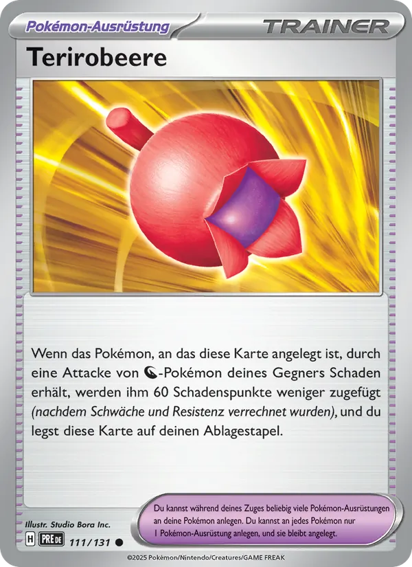 Terirobeere, Prismatische Entwicklungen Nº 111