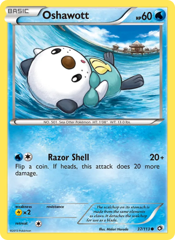 Oshawott, Legendary Treasures Nº 37