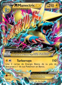 M-Manectric EX, Fuerzas Fantasmales No. 24 Normal
