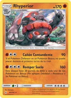 Rhyperior, Vínculos Indestructibles Nº 95 Normal