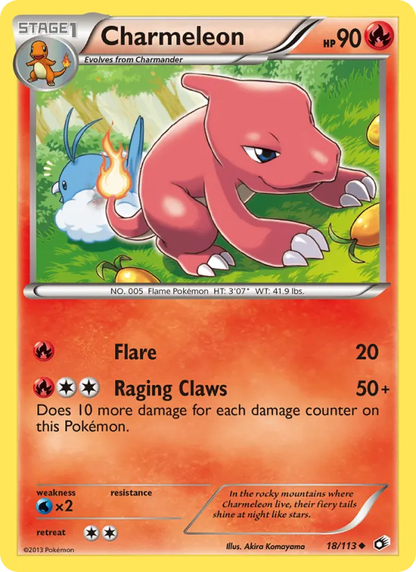 Charmeleon, Legendary Treasures No. 18