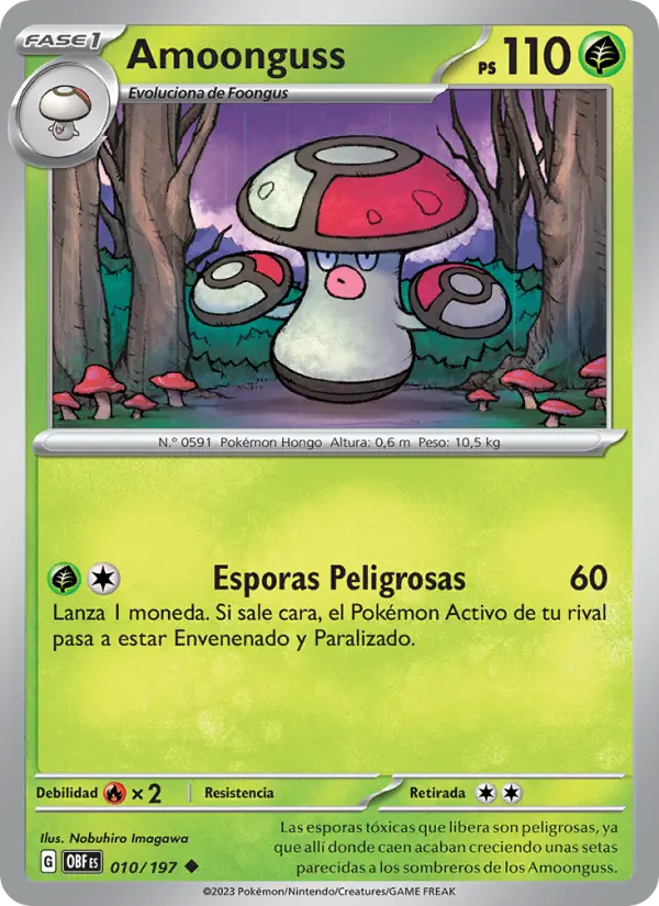 Amoonguss, Llamas Obsidianas Nº 010