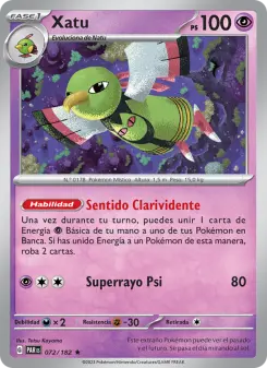 Xatu, Brecha Paradójica No. 072 Holo