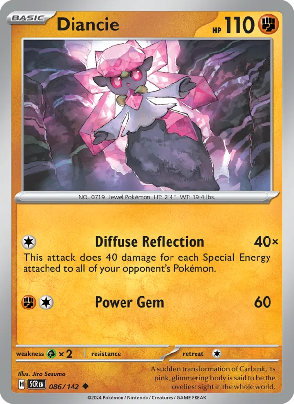 Diancie, Stellar Crown No. 086
