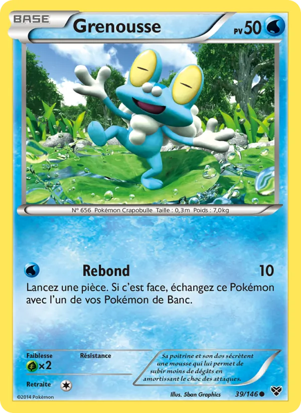 Grenousse, XY Nº 39