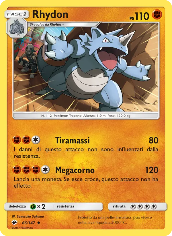 Rhydon, Ombre Infuocate No. 66
