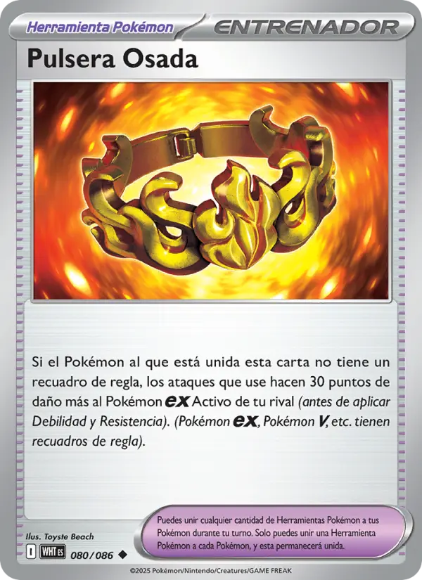 Pulsera Osada, Llama Blanca Nº 080