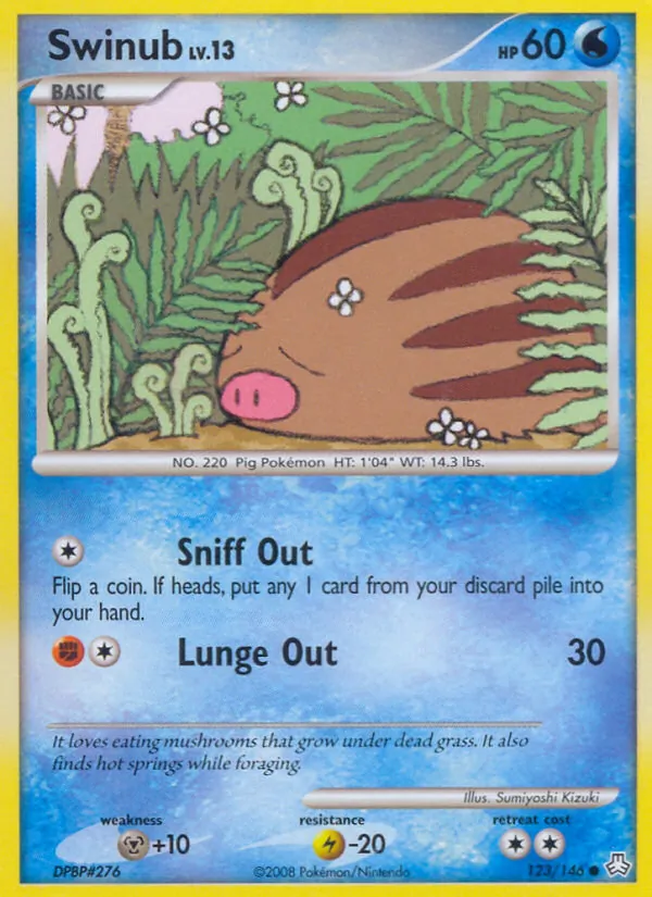 Swinub, Legends Awakened No. 123