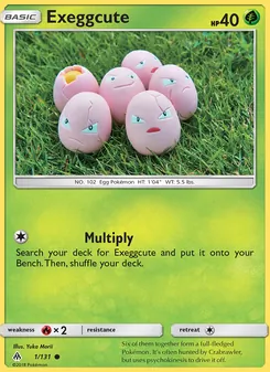 Exeggcute, Forbidden Light No. 1