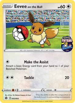 Eevee on the Ball, Pokémon Futsal 2020 No. 2