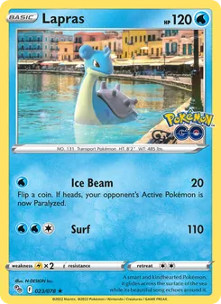 Lapras, Pokémon GO Nº 023 Holo