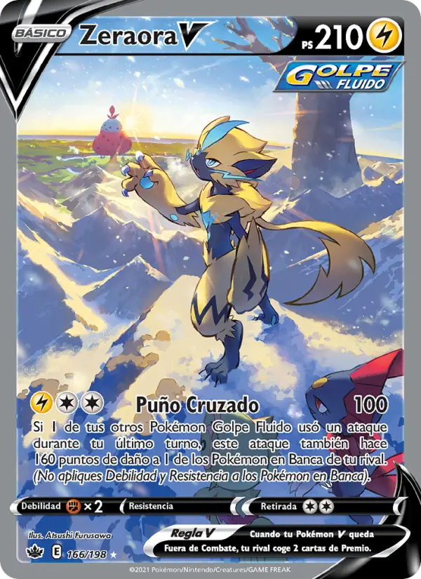 Zeraora V, Reinado Escalofriante No. 166