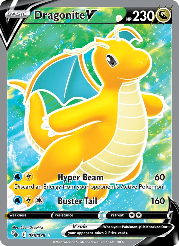 Dragonite V, Pokémon GO No. 076