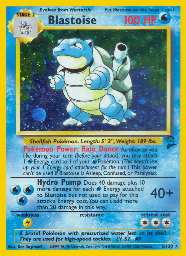 Blastoise, Base Set 2 Nº 2