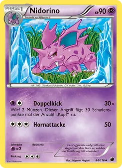 Nidorino, Plasma-Frost No. 44 Normal