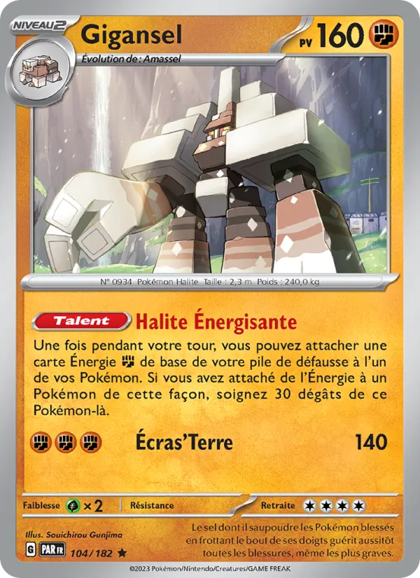 Gigansel, Faille Paradoxe No. 104